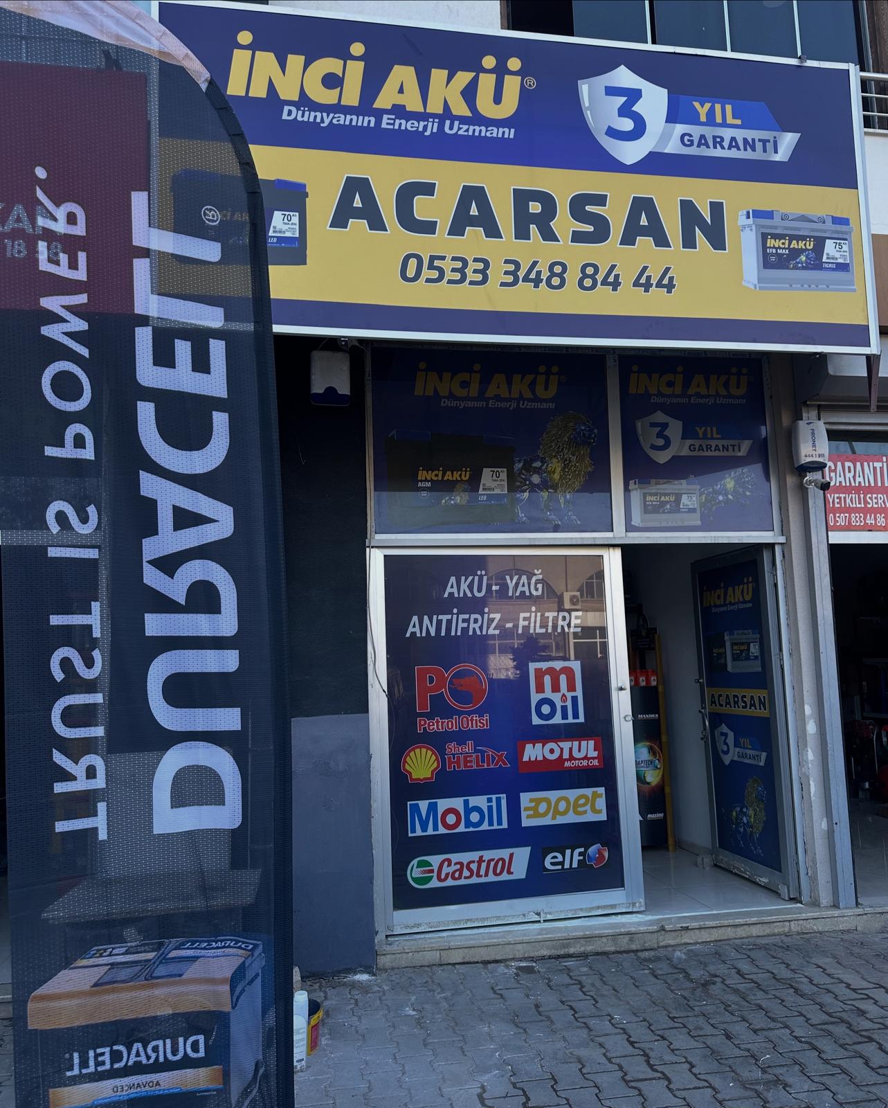 Malatya Akü - Acarsan Akü - İnci Akü